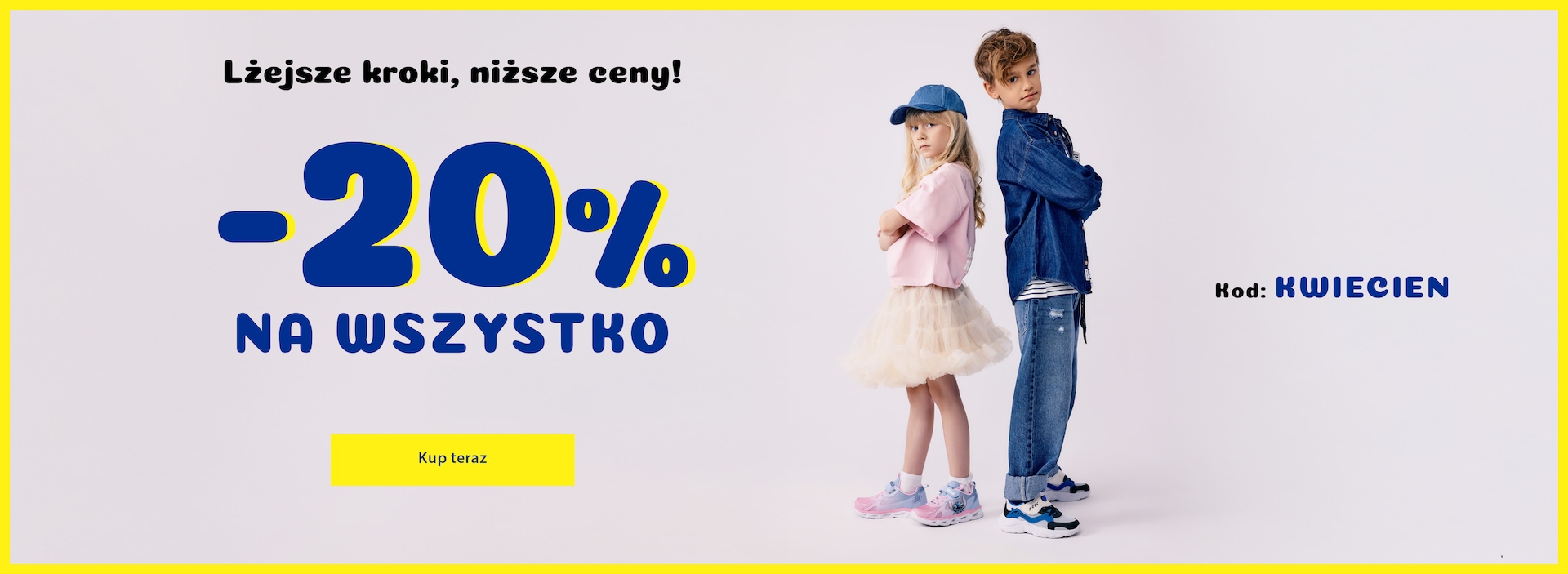 -20% na wszystko z kodem KWIECIEN