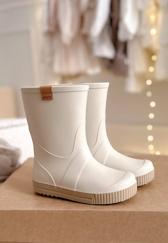 Beżowe gumowe kalosze dziecięce BARTEK 8669914 widok 1