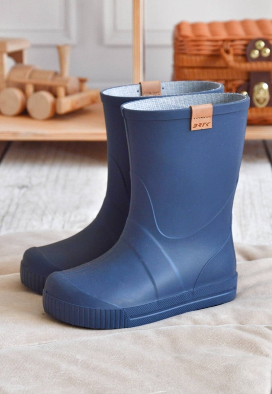 Wysokie granatowe kalosze dziecięce BARTEK 86699-16 widok 1