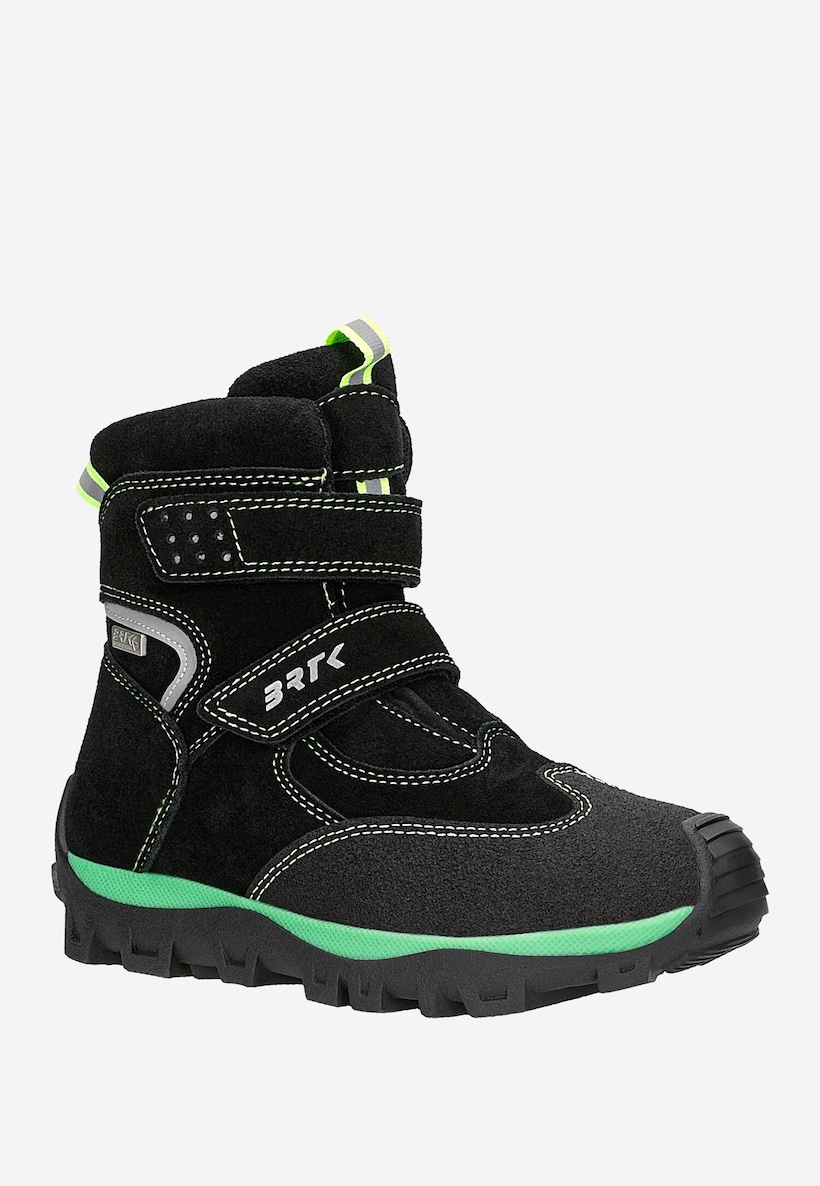 Trzewiki ocieplane BARTEK 88007-67, czarny + zielony widok 2