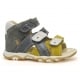 Sandały BARTEK 11708-022, dla chłopców, szaro-żółty