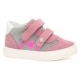 Sneakers BARTEK 11430001, dla dziewcząt, różowo-szary