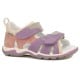 Sandały BARTEK 19187-021, dla dziewcząt, różowo-fioletowo-szary