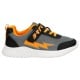 Czarno-szare sneakersy z pomarańczową błyskawicą BARTEK 87006-10