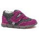 Sneakers BARTEK 11949018, dla dziewcząt, różowo-szary