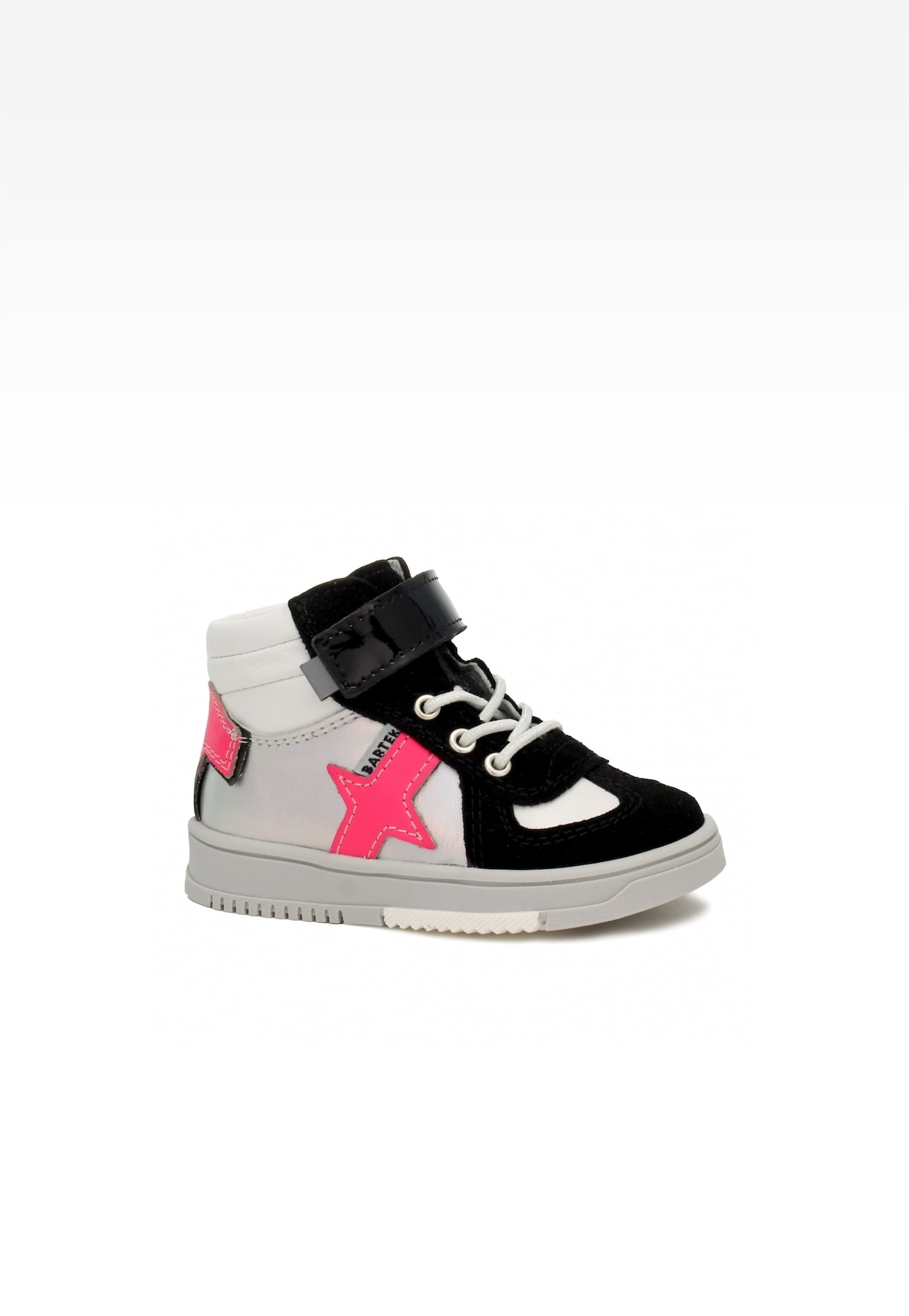 Sneakers BARTEK 11577012, dla dziewcząt, biało-czarny
