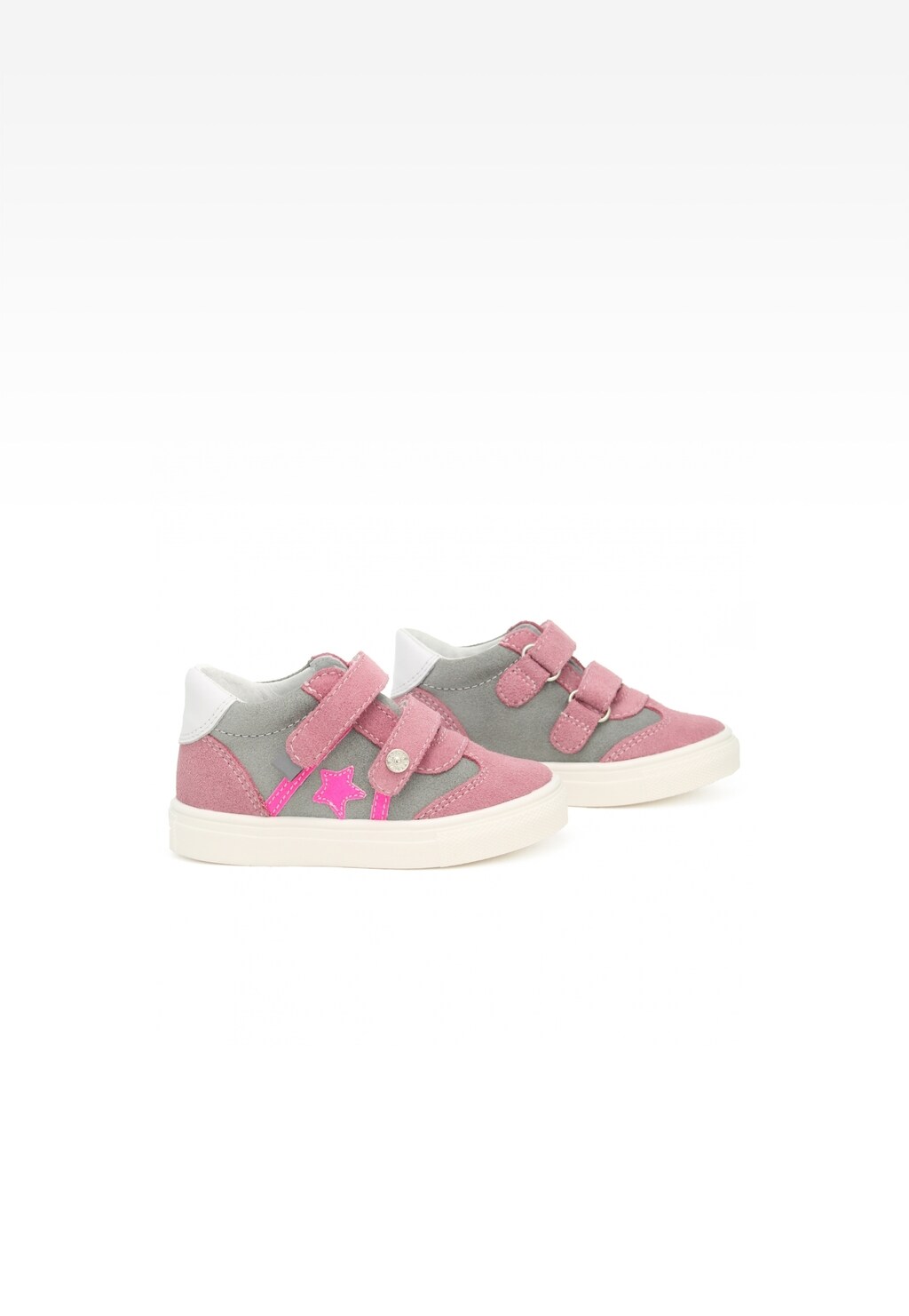 Sneakers BARTEK 11430001, dla dziewcząt, różowo-szary Widok 7