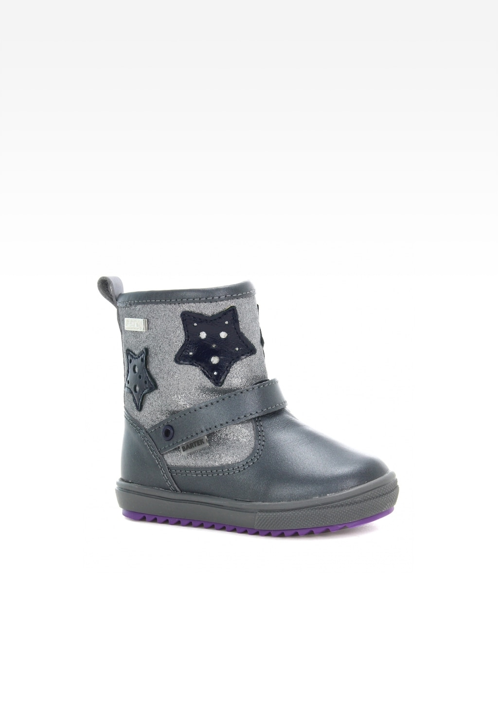 Kozaki ocieplane BARTEK W-91766-4/RTA, dla dziewcząt, szary Widok 1
