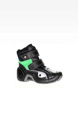 Trzewiki ocieplane BARTEK W-71482/14R, dla chłopców, granatowo-zielony