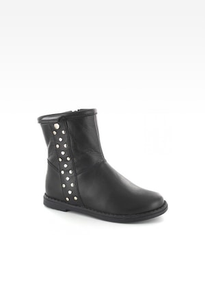 Botki BARTEK W-77113/SZ/N2, dla dziewcząt, czarny