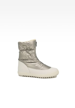 Botki ocieplane BARTEK 14405023, dla dziewcząt, srebrno-biały