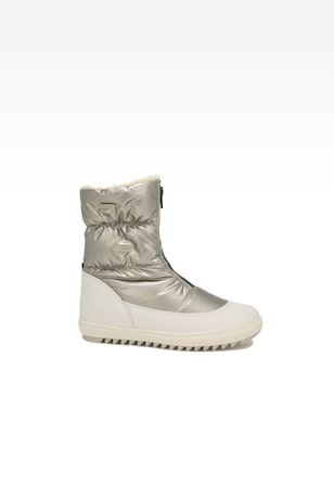 Botki ocieplane BARTEK 17405023, dla dziewcząt, srebrno-biały