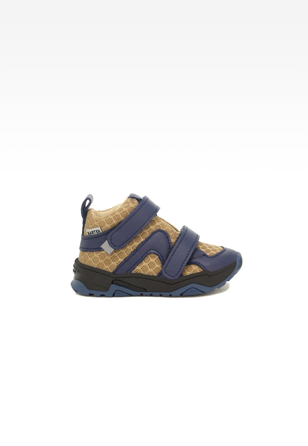 Sneakers BARTEK 11711004, granatowo-złoty Widok 1