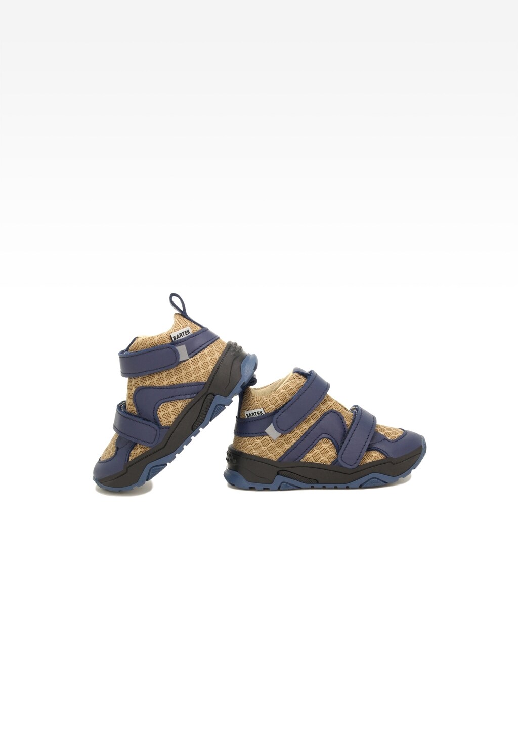 Sneakers BARTEK 11711004, granatowo-złoty Widok 6