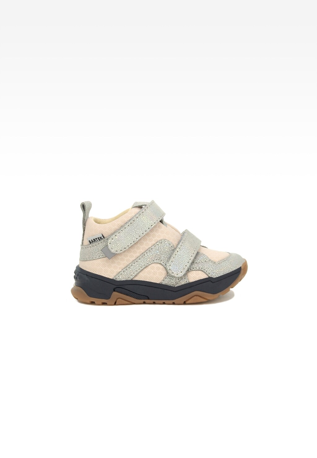 Sneakers BARTEK 11711001, dla dziewcząt, beżowo-szary Widok 1