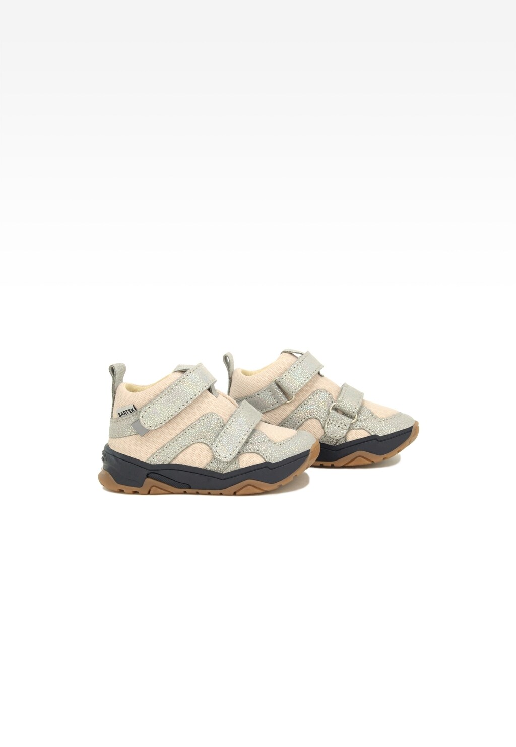 Sneakers BARTEK 11711001, dla dziewcząt, beżowo-szary Widok 5