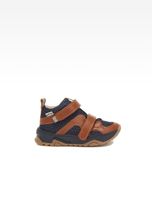Sneakers BARTEK 11711005, dla chłopców, granatowo-brązowy
