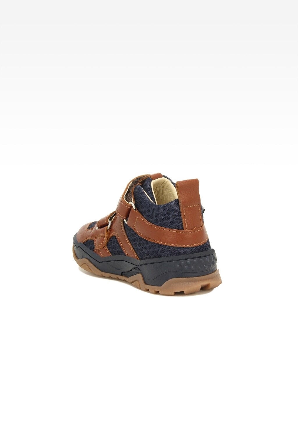 Sneakers BARTEK 11711005, dla chłopców, granatowo-brązowy Widok 3
