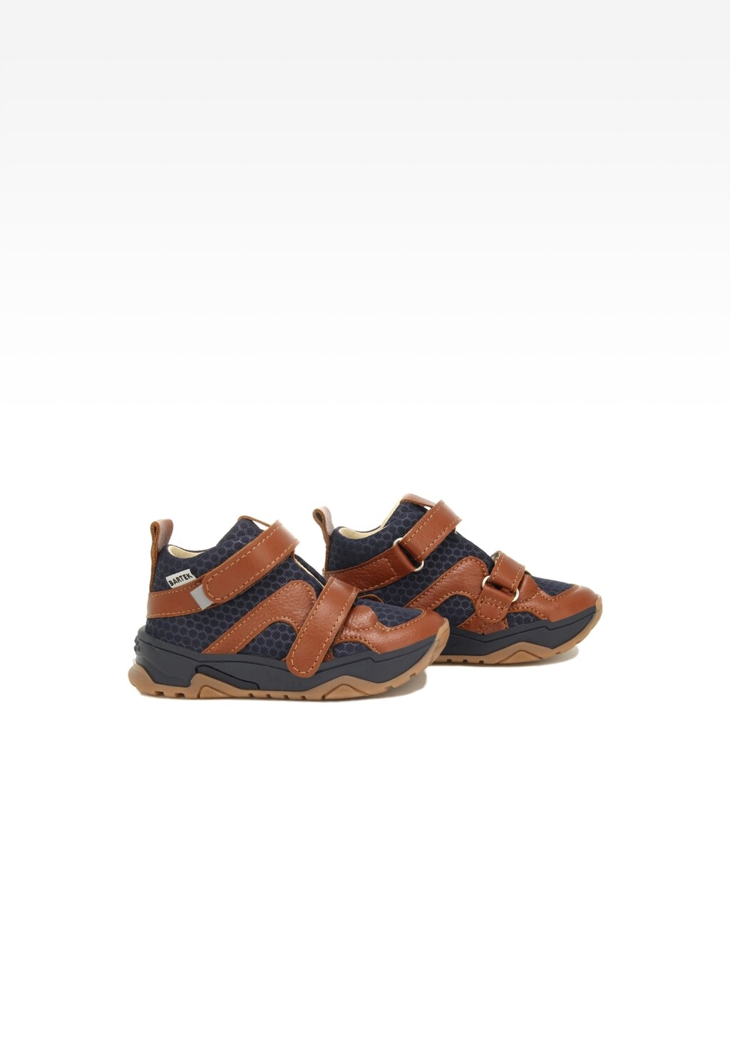 Sneakers BARTEK 11711005, dla chłopców, granatowo-brązowy Widok 5