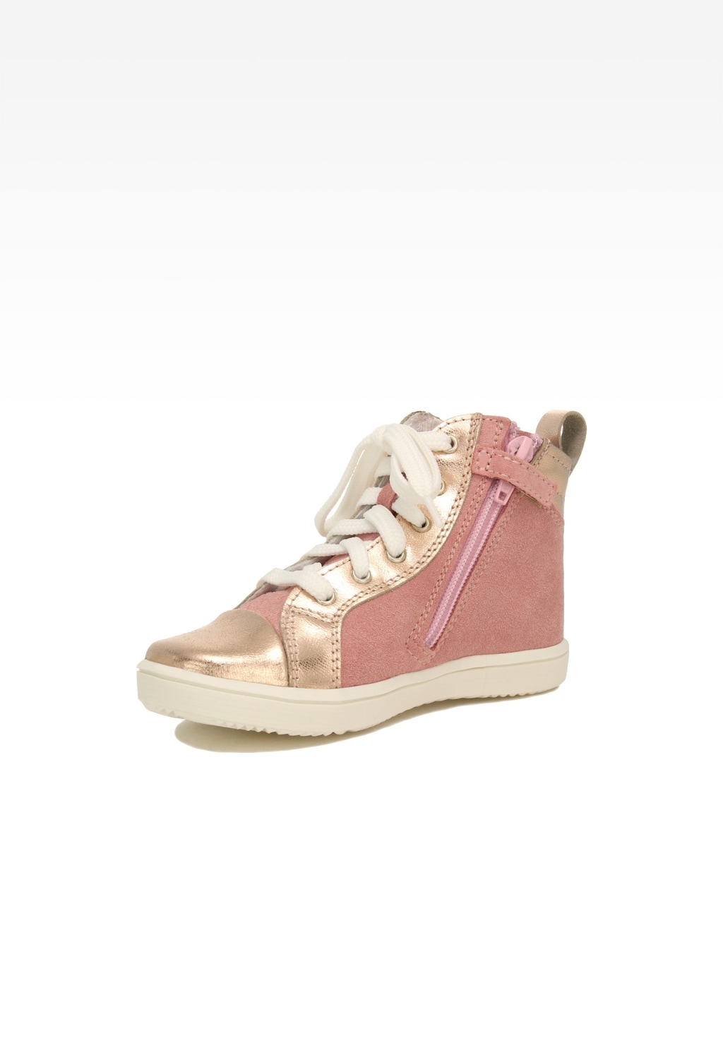 Sneakers BARTEK 14359-028, dla dziewcząt, różowo-złoty Widok 2