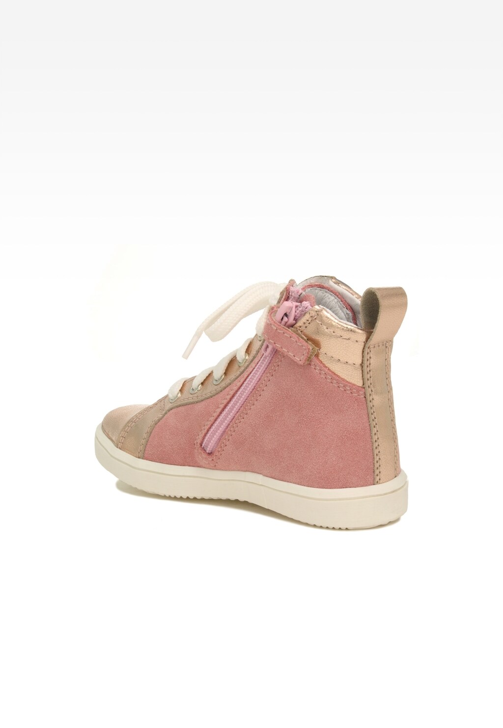 Sneakers BARTEK 14359-028, dla dziewcząt, różowo-złoty Widok 3