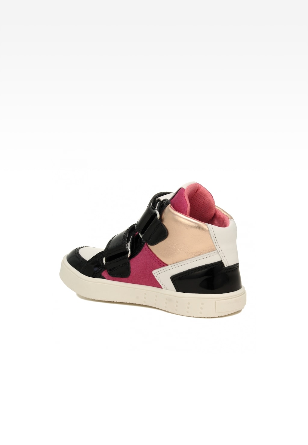 Sneakers BARTEK 24414-023, dla dziewcząt, biało-czarny Widok 4