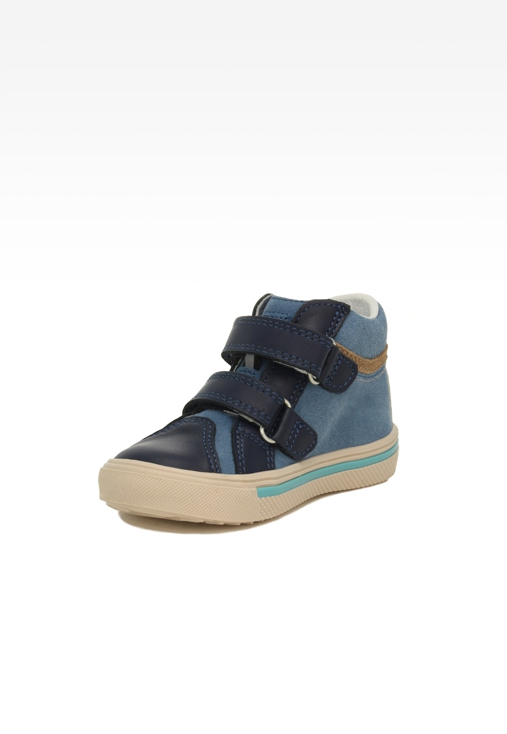 Sneakers BARTEK 11812-030, granatowo-niebieski Widok 3