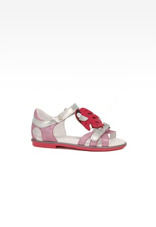 Sandały BARTEK 16182039, dla dziewcząt, różowo-srebrny