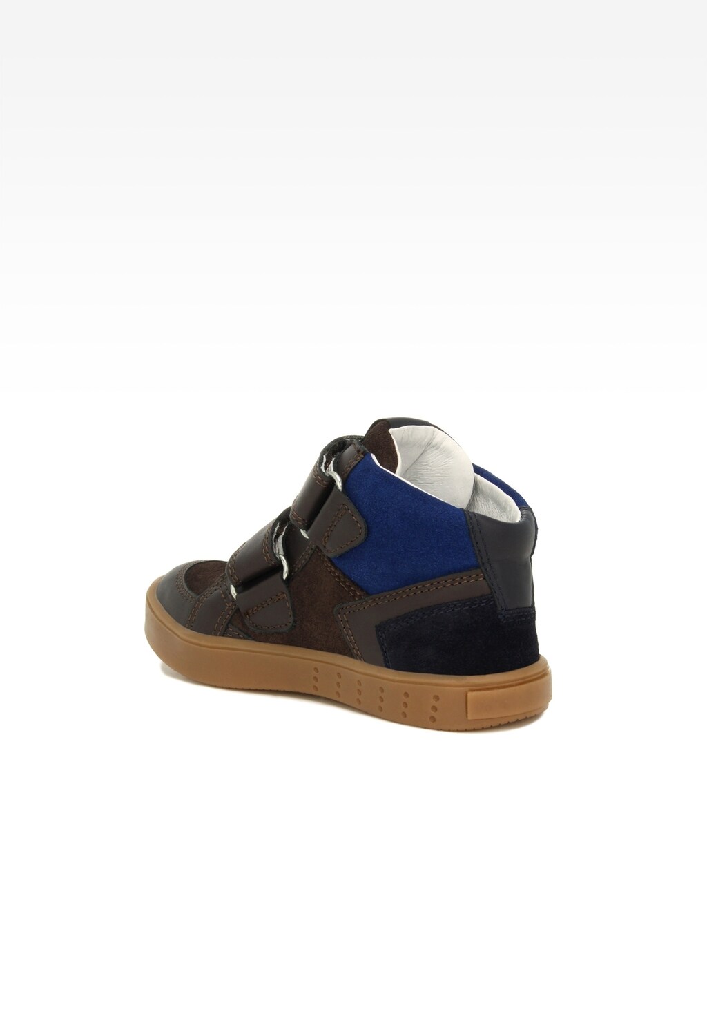 Sneakers BARTEK 24414-034, brązowo-granatowy Widok 4