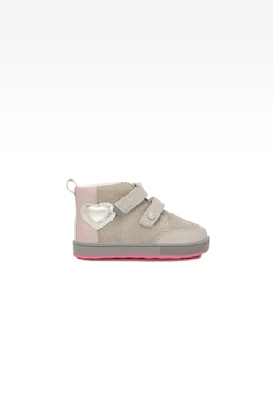 Mini first steps BARTEK 136300-05, dla dziewcząt, szaro-różowy