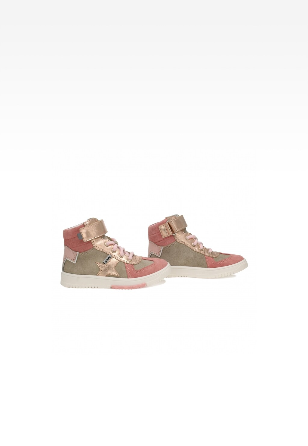 Sneakers BARTEK 14553013 II, dla dziewcząt, beżowo-różowy Widok 5