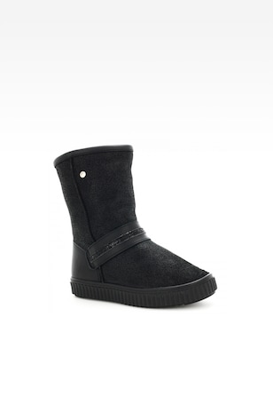 Botki ocieplane BARTEK W-677730/F10 II, dla dziewcząt, czarny