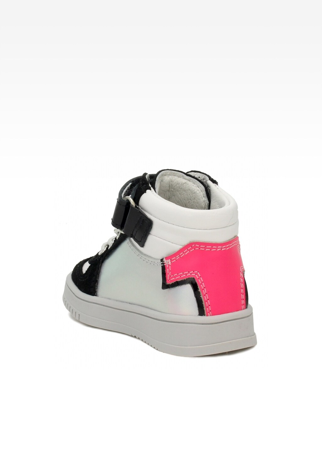 Sneakers BARTEK 11577012 ll, dla dziewcząt, biało-czarny Widok 3