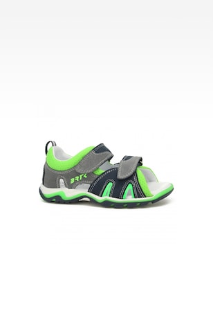 Sandały BARTEK 19187-005, dla chłopców, granatowo-szary