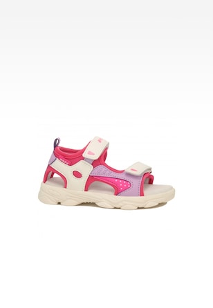 Sandały BARTEK 19077003, dla dziewcząt, różowo-biały