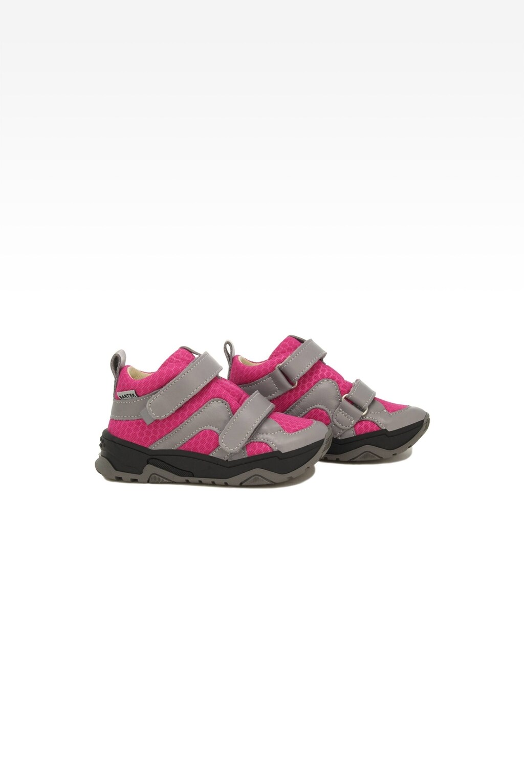 Sneakers BARTEK 11711003, dla dziewcząt, szaro-różowy Widok 5