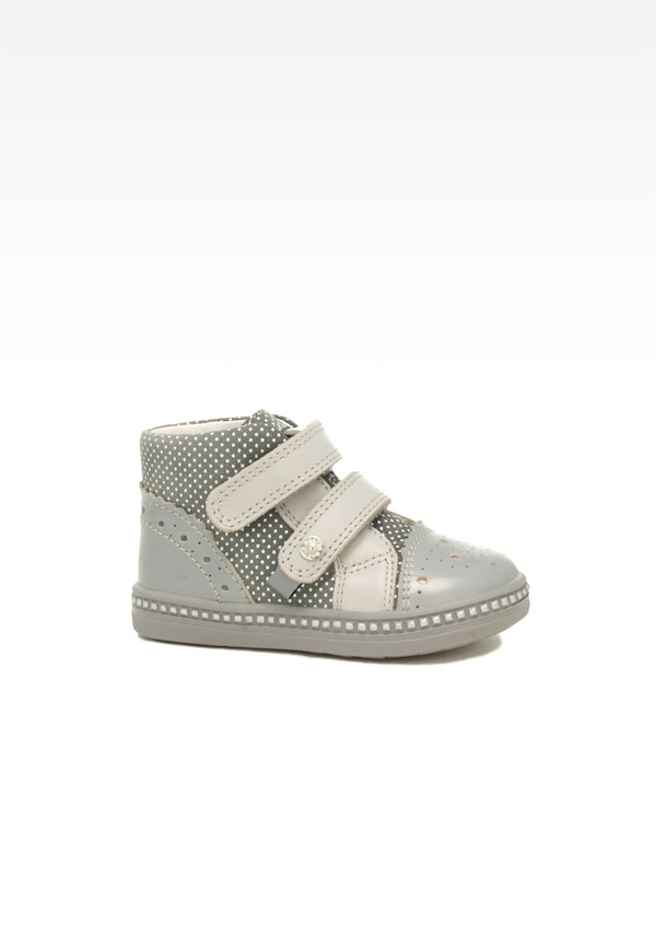 Sneakers BARTEK 91764-028, dla dziewcząt, szary
