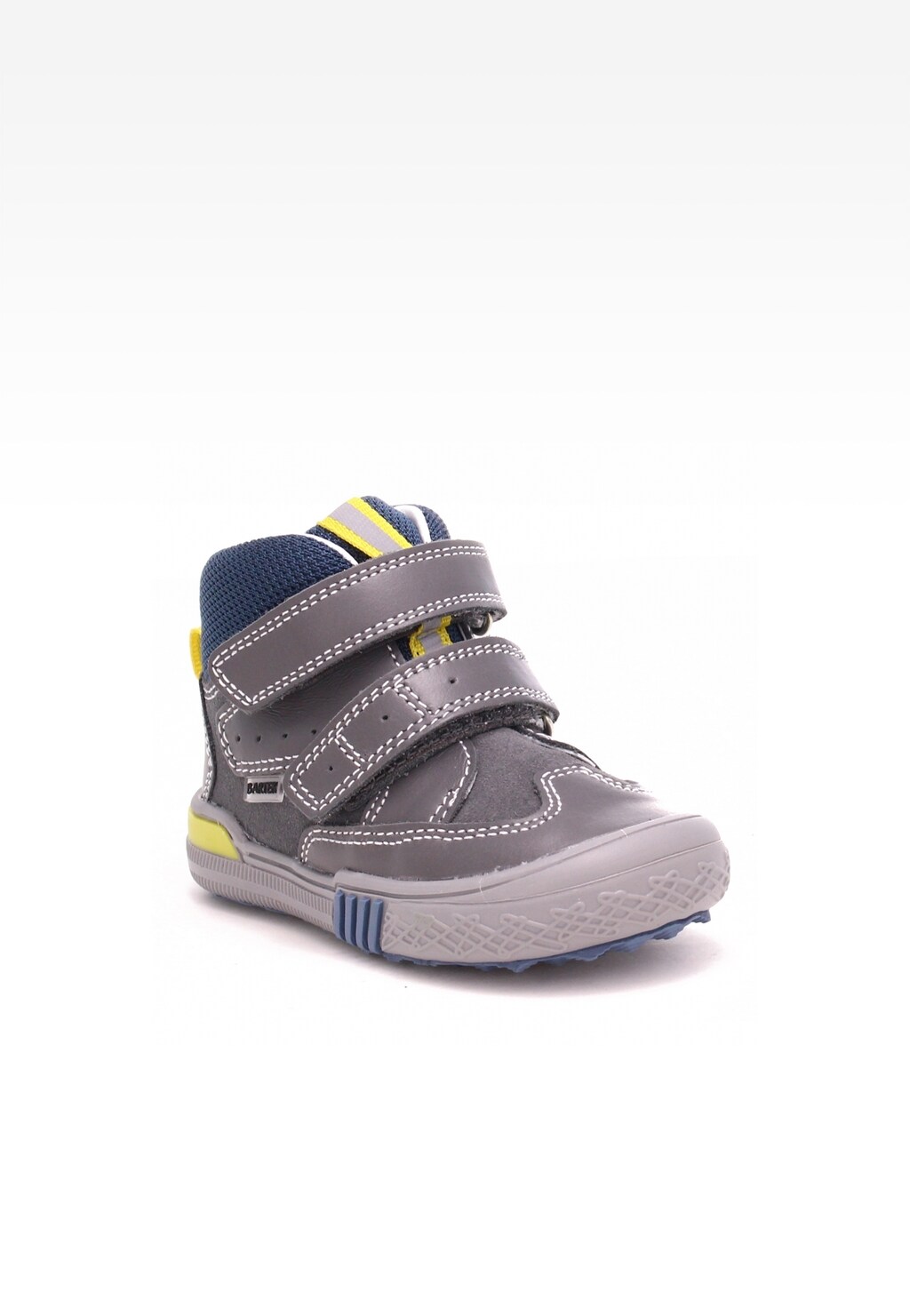 Sneakers BARTEK 21704-015, dla chłopców, szaro-żółty Widok 2