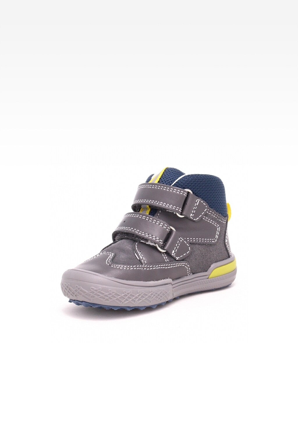 Sneakers BARTEK 21704-015, dla chłopców, szaro-żółty Widok 3