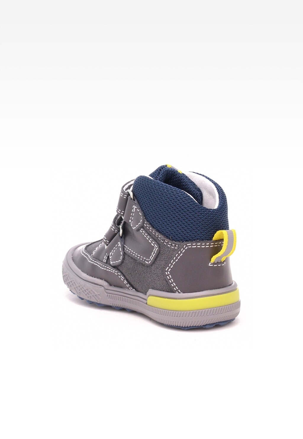 Sneakers BARTEK 21704-015, dla chłopców, szaro-żółty Widok 5