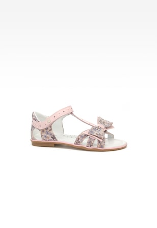 Sandały BARTEK 16182016 II, dla dziewcząt, jasny róż