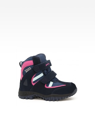 Trzewiki ocieplane BARTEK 11603001, dla dziewcząt, granatowo-różowy