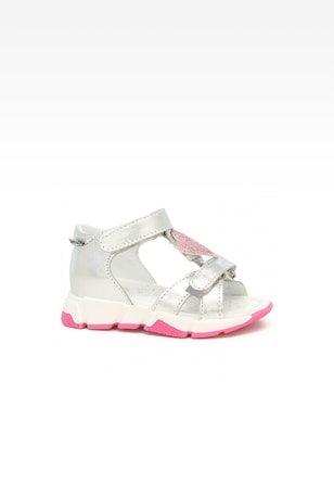 Sandały BARTEK 11540004, dla dziewcząt, srebrny