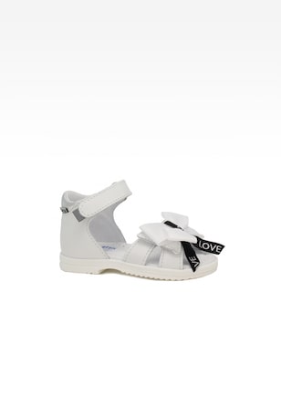 Sandały BARTEK 11534002, dla dziewcząt, biały