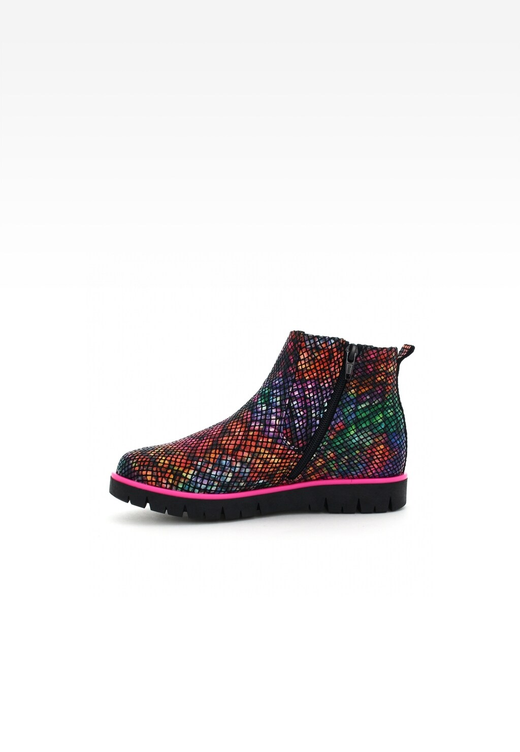 Botki BARTEK W-97368/SZ/1IM, dla dziewcząt, multi Widok 4