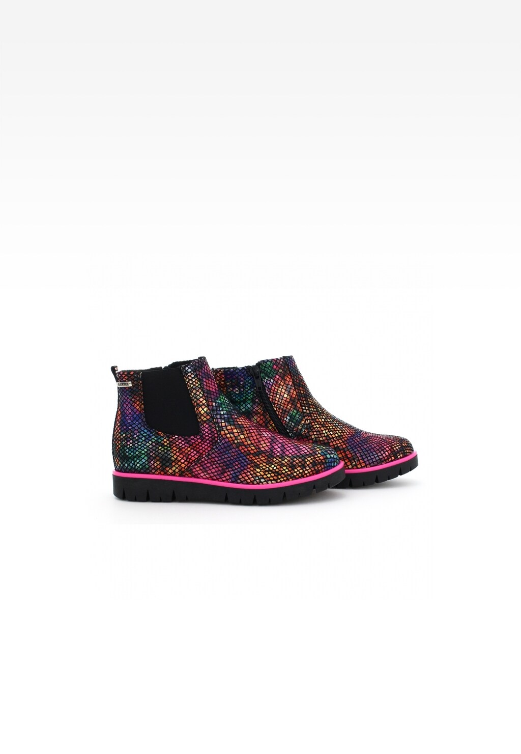 Botki BARTEK W-97368/SZ/1IM, dla dziewcząt, multi Widok 7