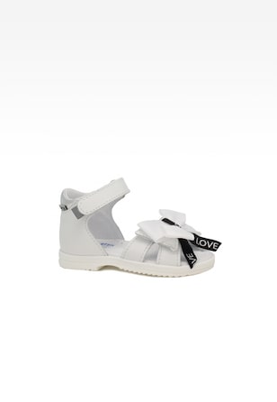 Sandały BARTEK 11534002 II, dla dziewcząt, biały