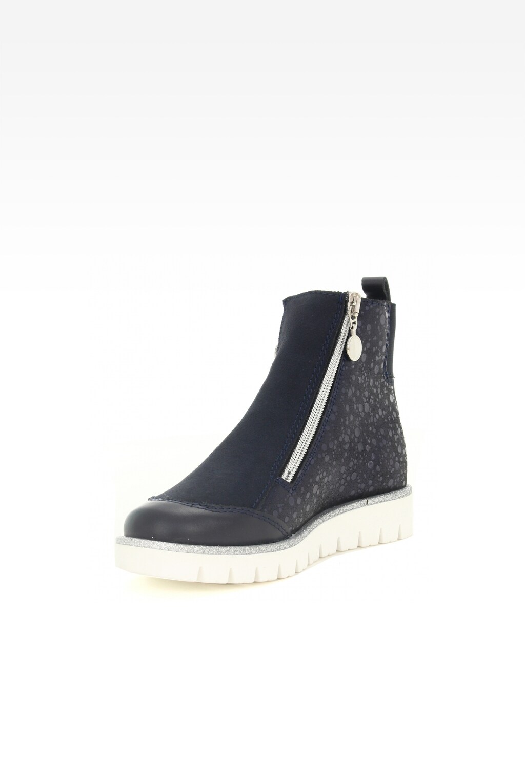 Botki BARTEK W-47443/SZ/AOS, dla dziewcząt, ocean Widok 3