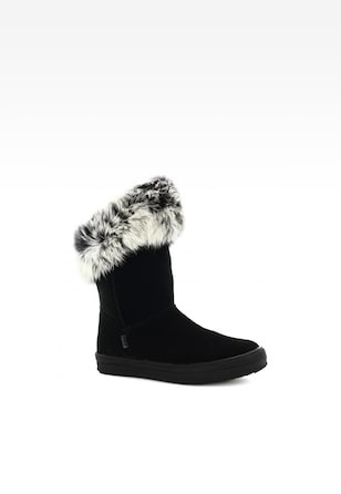 Botki ocieplane BARTEK W-47399W/W35, dla dziewcząt, czarny