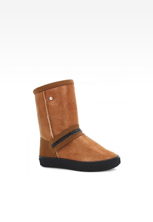 Botki ocieplane BARTEK T-447730/DAZ, dla dziewcząt, brązowy